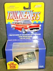 Johnny Lightning - AFX/Tomy Type - Black Generic Stock Car, Great Racer - NEW