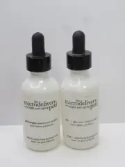 PHILOSOPHY THE MICRODELIVERY OVERNIGHT ANTI-AGING PEEL 1.7 OZ DETAILS (LOT OF 2)