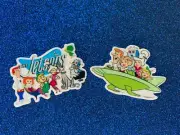 6pc. The Jetsons, Planar Resin Flatback, Cabochon, Bow Center, Flat Back