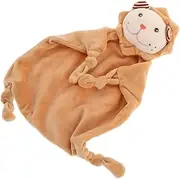 UPKOCH Soothing Blanket Lightweight Security Towel for Boy Girl Soft and Durable Snuggle Blanket for Newborns Cute Lion Design Present for Showers and Celebrations