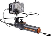 AUTENS 360° Articulating Borescope, Automotive Industrial Endoscope Inspection Camera combine with smart phones(Compatible with iOS, Android, and HarmonyOS), 6mm Probe, Level 4 Adjustable LED Light