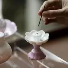 Incense Holder for Stick Meditation Incense Stand Desk Lotus Incense Burner