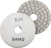 5" DAMO White Buff Pad for Granite Polishing & Glazing/ Final Buffing Pads