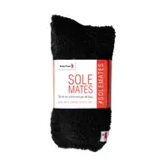 Baby Foot Original Black Room Socks 1 Pair. Keep Feet Warm, Comfy and Relaxed. Soft, Cotton, Stretchy, Non-Slip, Washable, Reusable Socks. One Size Fits All.
