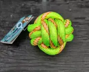 Rope Ball Dog Toy 2.75" Knot Wrapped Tough Puppy Cat Busy Fetch Unwrap Tug New