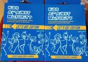 Kids Against Maturity Card Game - Let's Go! Edition (Set of 2)