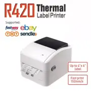 【New Version】Label Printer Thermal Shipping Address Barcode 4*6 150mm*100mm