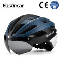 在飛比找蝦皮購物優惠-❤Eastinear自行車安全帽 騎行頭盔 磁吸式風鏡安全帽