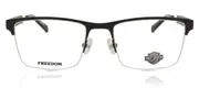 Harley Davidson HD9013 002 Men's Glasses Black Size 54 - Private Health Rebate - Blue Light Block Available