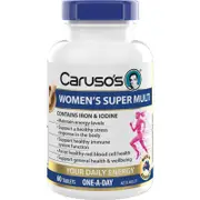 Caruso's Women's Multivitamin 60 Tablets - Energy & Immune Support