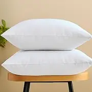 LunarTex 12 x 20 Inches Rectangle Throw Pillow Inserts Pack of 2 Decorative Down Alternative Pillow Inserts for Bed Couch Sofa