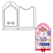 ALIBBON Label Tag Die Cuts for Card Making and Scrapbooking Gift Tag Cutting ...