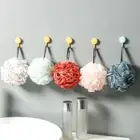 Body Exfoliate Mesh Bath Sponge Balls Wash Scrubbers Cleaning Brush