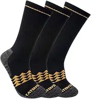 Caterpillar mens 3-pack Half Cushioned Crew Socks