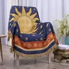Moon and Sun Throw Blanket Chair Recliner Cover Bed Spread Hippie Room