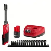 Milwaukee 3050-21 M12 FUEL 12V INSIDER Extended Reach Box Ratchet Kit Socket Set