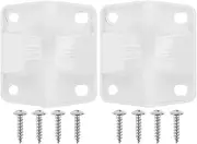 Generic Heavy Duty Plastic Cooler Hinges Replacement with Screws Reliable Hinge for Cooler Box Essential Parts for Chest Freezers