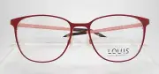 Louis Belgium Bombay 1118 52-17-140 Red Eyeglasses Frames Optical