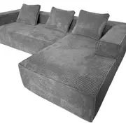 Akemi L shape sofa - Grey