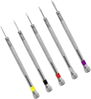 Alloy Steel Watch Eyeglasses Repair Phone Laptop Disassembly Tool, 5Pcs Micro Precision Watch Screwdriver Small Screwdriver Set,Precision Screwdriver,Jewelers Screwdriver Watch Repair Screwdriver Set