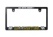 Mooneyes License Frame Plate Black Standard Type 3D Logo NF-MG062BKMO-MON Japan