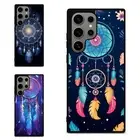 For Samsung Galaxy Z Fold Flip 3 4 5 6 light blue dream catcher Shockproof Cover