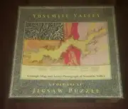 Yosemite Valley Geological Map 550 pc Puzzle SEALED NEW Aerial Photograph 2001