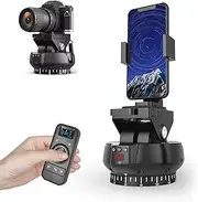 Tripod Head, Tripod Ball Head 360 Degree Rotating Panoramic, Motorized Panoramic Head with 2.4G Wireless Remote Control and Cell Phone Clip, Monopod, Slider, DSLR Camera, Camcorder