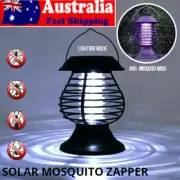 Solar Powered Mosquito Killer Lamp Fly Trap Zapper Catcher Bug Insect Outdoor