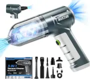 Aspiradora de mano portátil inalámbrica para coche, 3 en 1, alta potencia, 15 00
