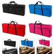 61 Key Keyboard Case with Backpack Straps Shockproof Thickened Keyboard Bag