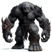 Dark Ogre Ancient Monster 3" DnD Myth Legend Mythology Gaming Hobby Decal