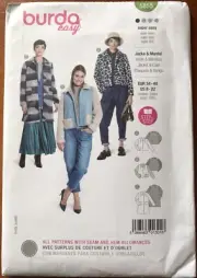 Burda Easy Jacket Sewing Pattern 5855 Sizes US 8-22 Uncut