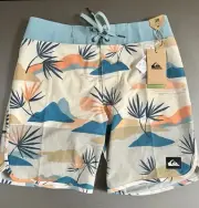 QUIKSILVER Men's Performance Boardshorts HIGHLITE SCALLOP 19 - Size 28 - NWT