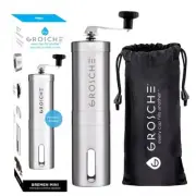 Grosche Bremen Mini Portable Coffee Grinder Quiet Grinding Mechanism NEW