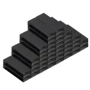Staples for Stapler, 8 Pack #10 Mini 3/16 Inch Length Staples, Black
