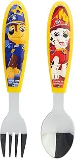 Paw Patrol 2-Piece Stainless Steel Fork and Spoon Cutlery Set