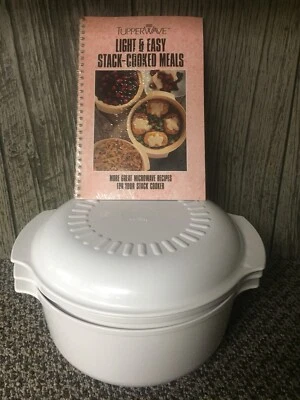 Tupperware Stack Cooker With Cook Book