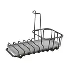 Sink Caddy Tidy Kitchen Organiser Basket Sponge Dish Storage Tray Holder, Black