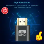4K HDMI-kompatibler Dummy Adapters Virtual Plug Headless Ghost Display Emulators