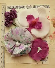 Flower 8 PURPLE VIOLET Paper 4 Styles 15-80cm Across Manor House VA2