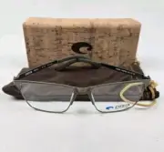 Costa Del Mar Bimini Road Eyeglasses Glasses BRD 410 Weather. Bronze w/case 54mm
