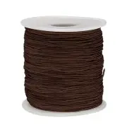 Elastic Cord Stretchy String 0.8mm 109 Yards Light Black for Crafts