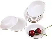 Cuencos Salsa SOJA 10pcs White Seasoning Sauce Dishes Butter Mustard Sushi Vinegar Soy Plastic Plate Bowl Kitchen Saucer for Restaurant Home Buffet