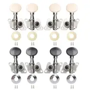 Ukulele Tuning Peg 2L + 2R Tuners for Ukulele 4 String Guitar Parts Durable