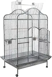 [YES4PETS] XL Bird Cage Pet Parrot Aviary with Perch & Feeder