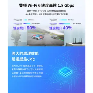 TP-Link Archer AX21 AX1800 雙頻 wifi6 無線分享器 wifi分享器 路由器