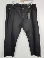 [ AUTOGRAPH ] Womens Black Coated Skinny Jeggings / Jeans NEW | Size AU 24