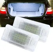 QELUP 1Pcs Led Footwell Luggage Trunk Interior Light Glove Box Lamp No Error, for BMW, X5 E46 E39 E84 E90 E91 E92 E53 F10 F01 F02 Led Interior Lights(2PCS LED Lights)