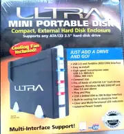 NEW Unopened ULTRA Mini Portable Disk Compact External 3.5 Hard Disk...